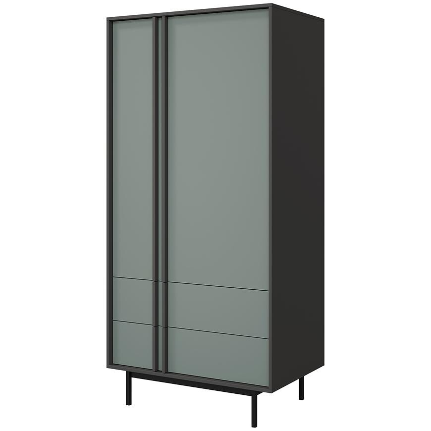 Skriňa Alsy 1 Aloe/Antracit