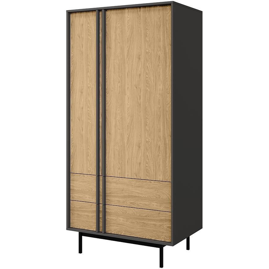 Skriňa Alsy 1 Olejovaný dub/Antracit