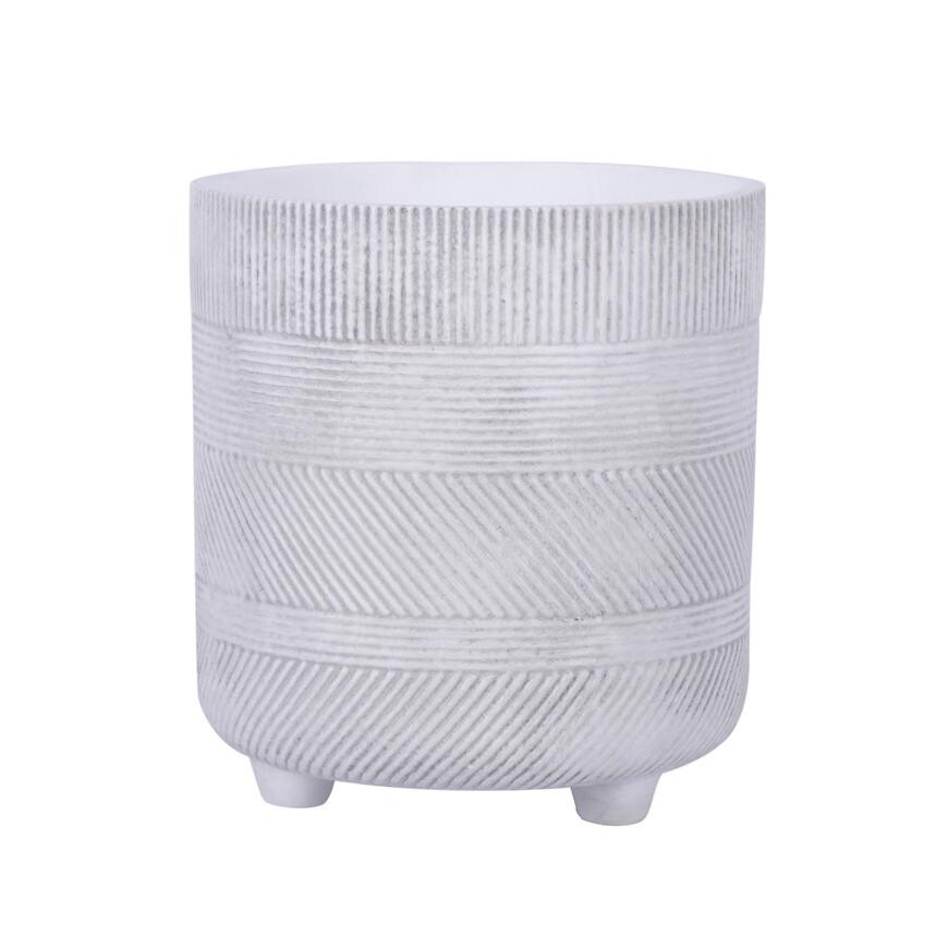 Kvetináč LC5006 biela 19,5x21 cm