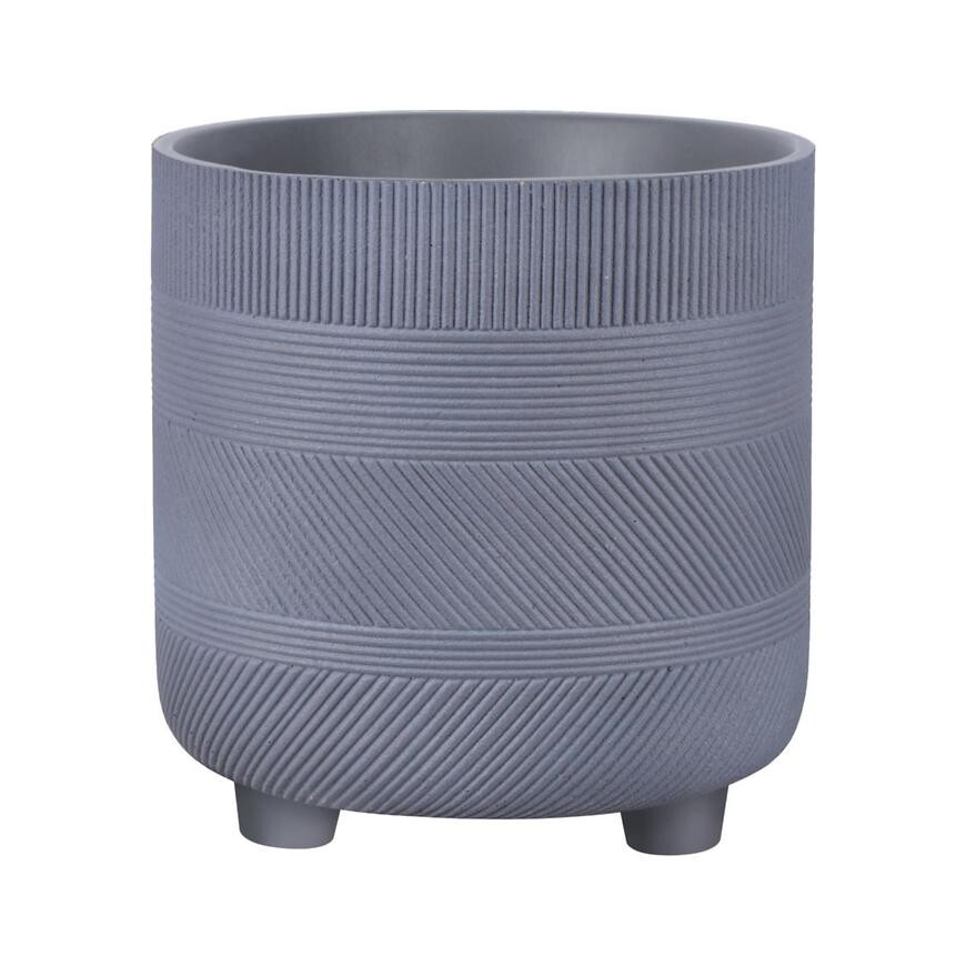 Kvetináč LC5006  sivá 16x17,7 cm