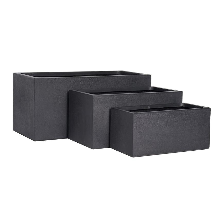 Kvetináč LT24683-3S 60x30x30 P190 čierna