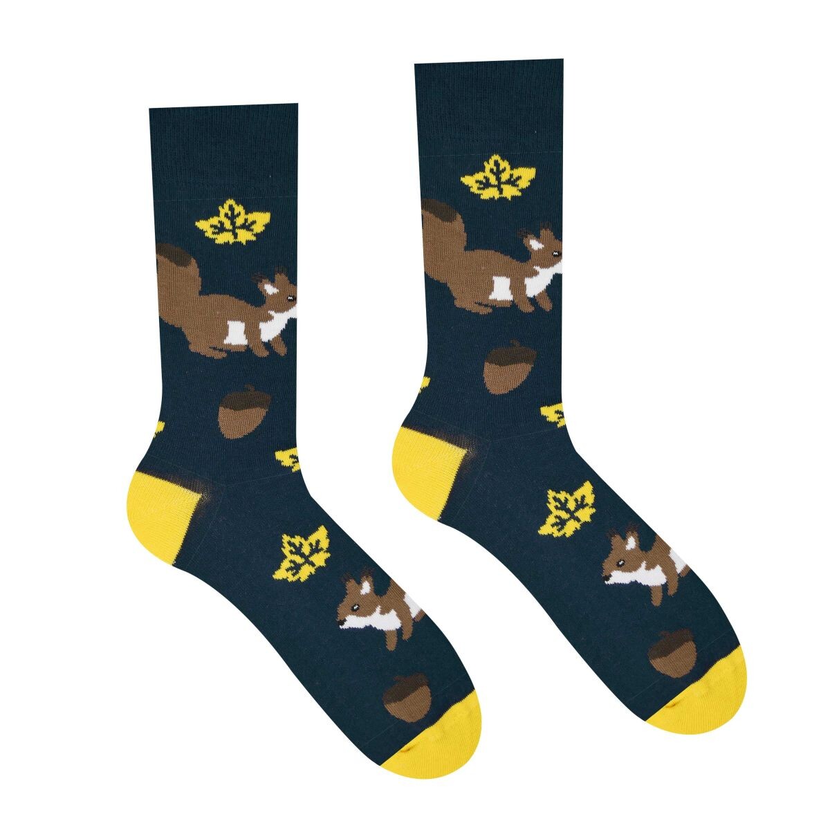 Ponožky Hesty Veveričky - modré, 39-42