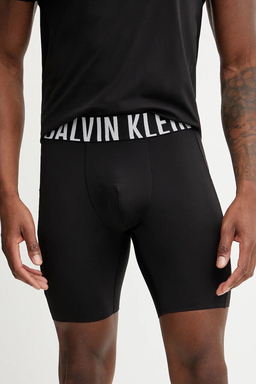 Tréningové šortky Calvin Klein Performance čierna farba, LVGMS5L700