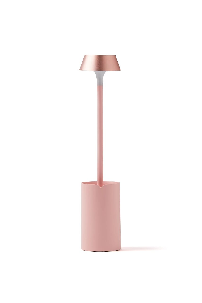 Bezdrôtová led lampa na čítanie Lexon Mimi ružová farba