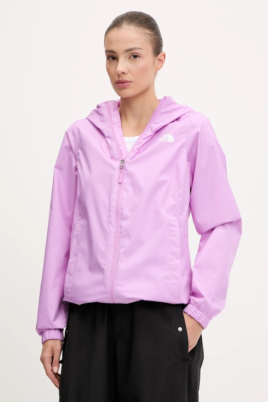 Bunda The North Face Quest fialová farba, prechodná, NF00A8BA0XO1