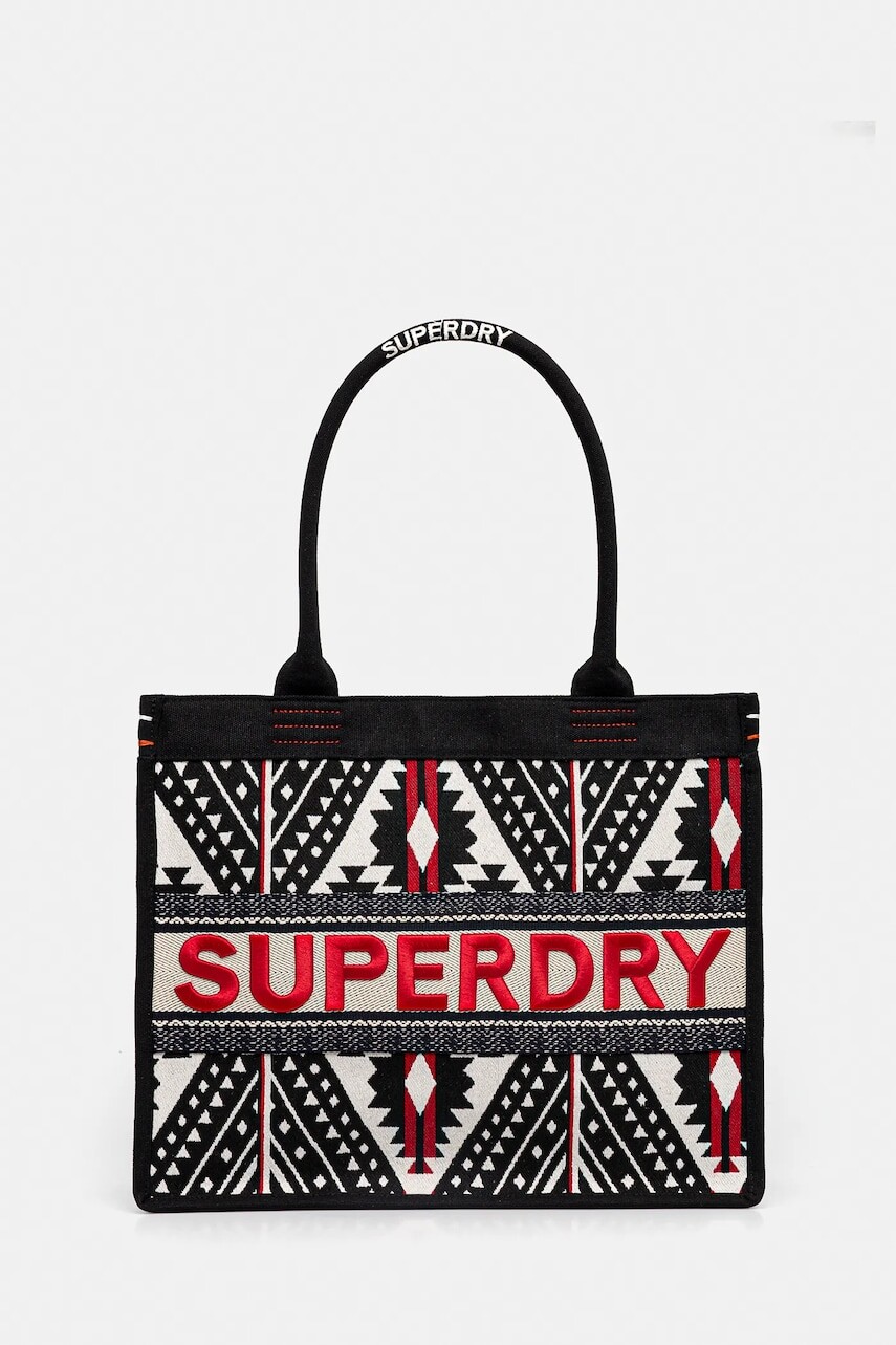 Kabelka Superdry čierna farba, W9110411A-61A