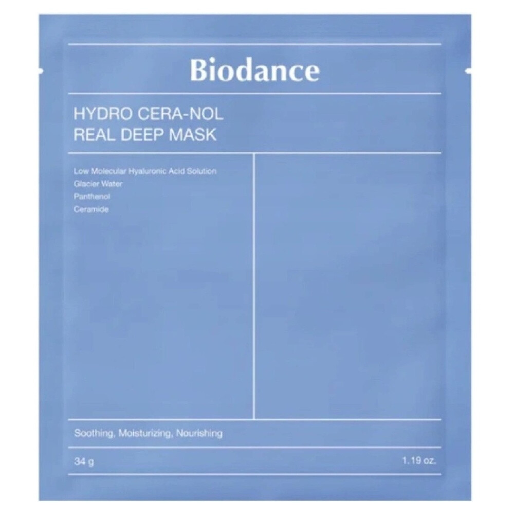 BIODANCE Hydro Cera-nol Hydratačná kolagénová maska ​​na tvár 34 g