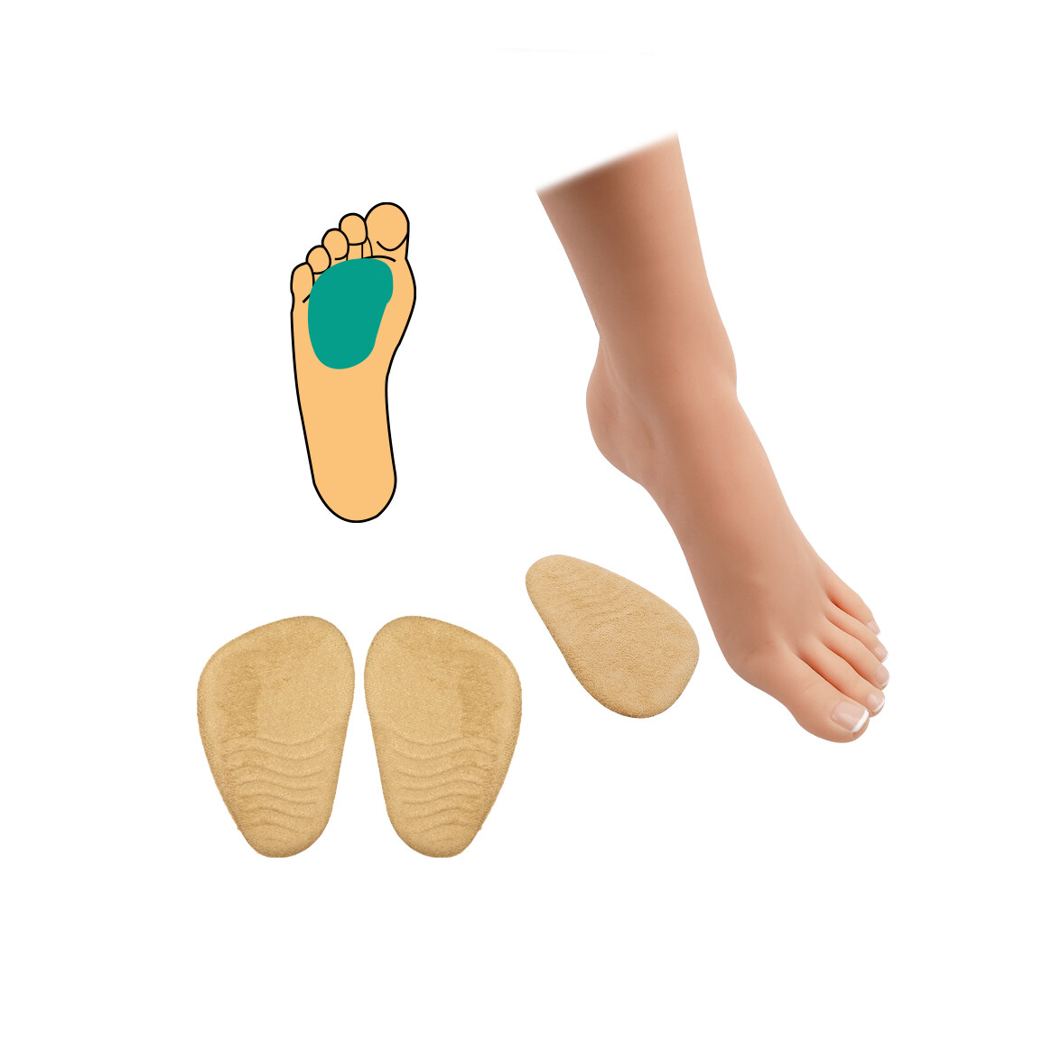 Metavankúšik HealMed 1 pár - béžový