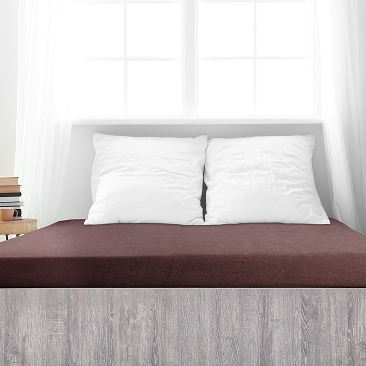 4Home froté prestieradlo Ideál tmavohnedá, 200 x 200 cm