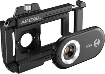 Apexel 200X Microscope Lens with LED Light & UV Light