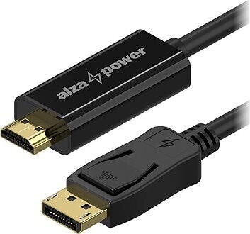 AlzaPower Core DisplayPort (M) na HDMI (M) Full HD 5 m čierny