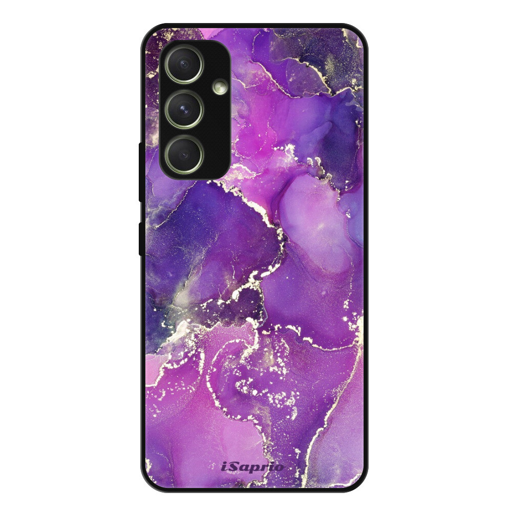 Lesklé puzdro Exclusive iSaprio - Purple Marble 10 - Samsung Galaxy A54 5G