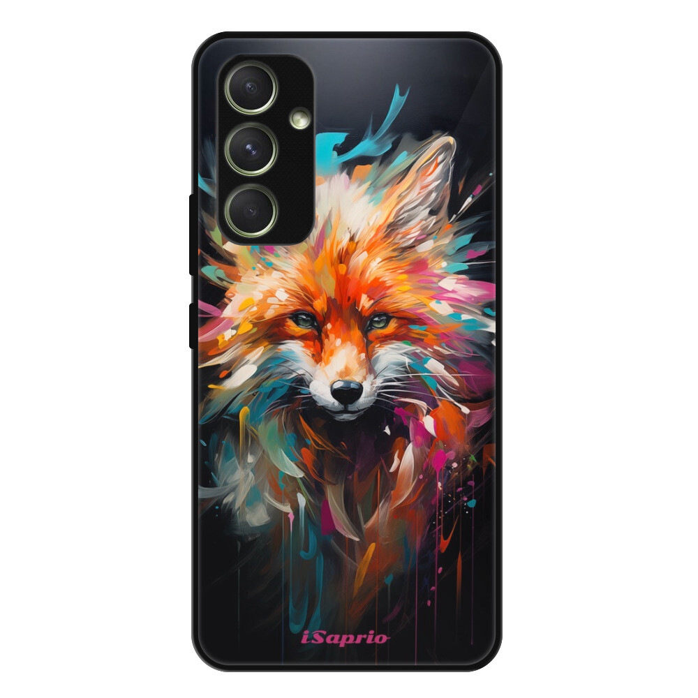 Lesklé puzdro Exclusive iSaprio - Neon Fox - Samsung Galaxy A54 5G