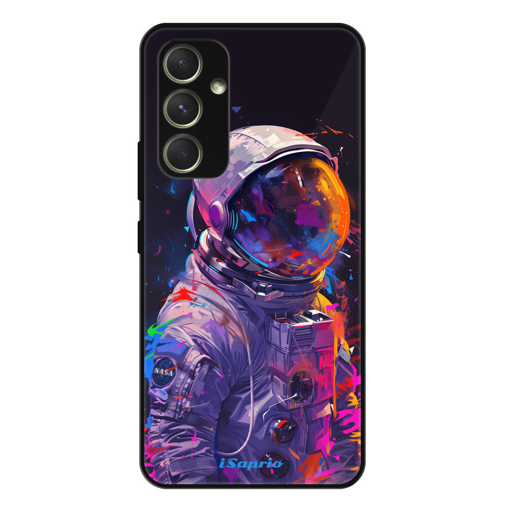 Lesklé puzdro Exclusive iSaprio - Neon Astronaut - Samsung Galaxy A54 5G