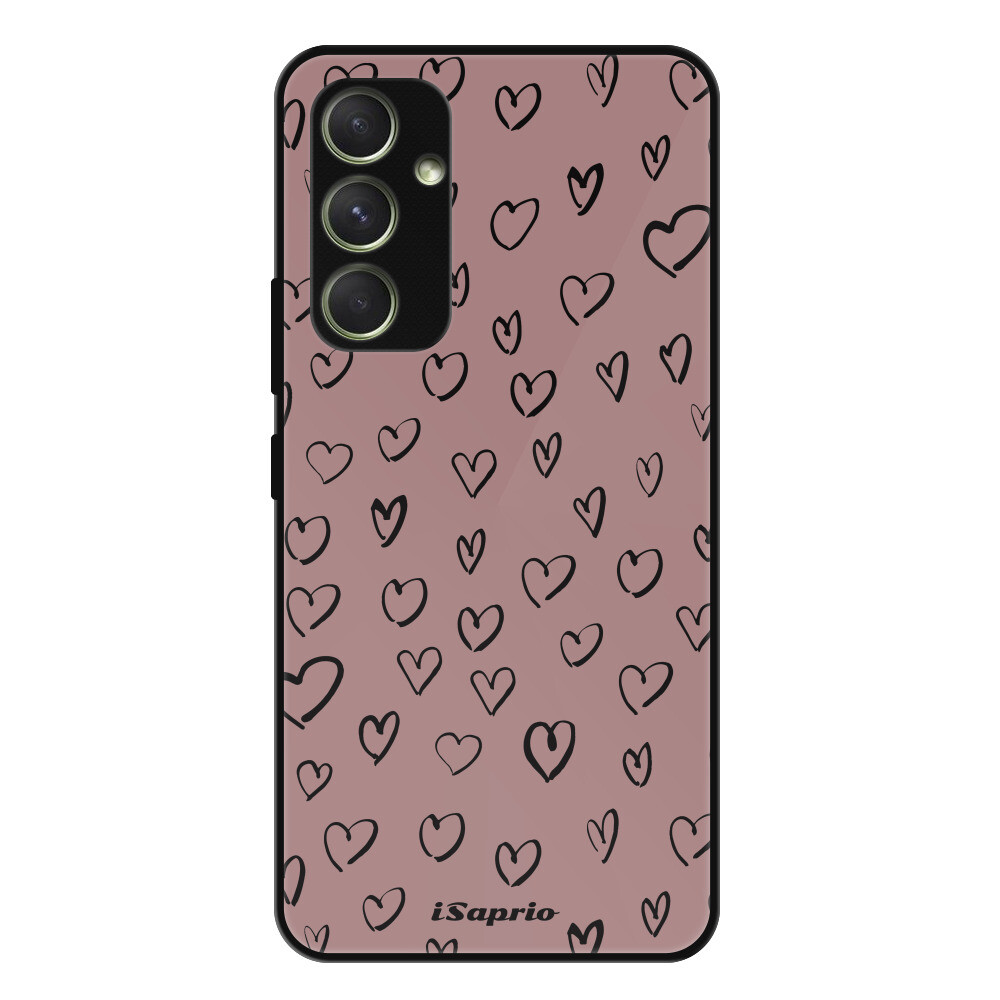 Lesklé puzdro Exclusive iSaprio - Heart Dark - Samsung Galaxy A54 5G