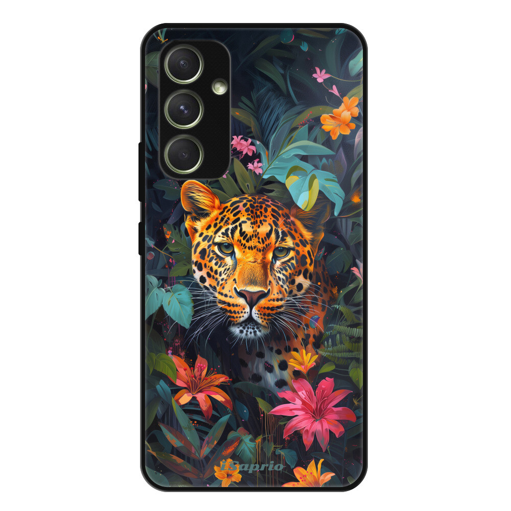 Lesklé puzdro Exclusive iSaprio - Flower Jaguar - Samsung Galaxy A54 5G