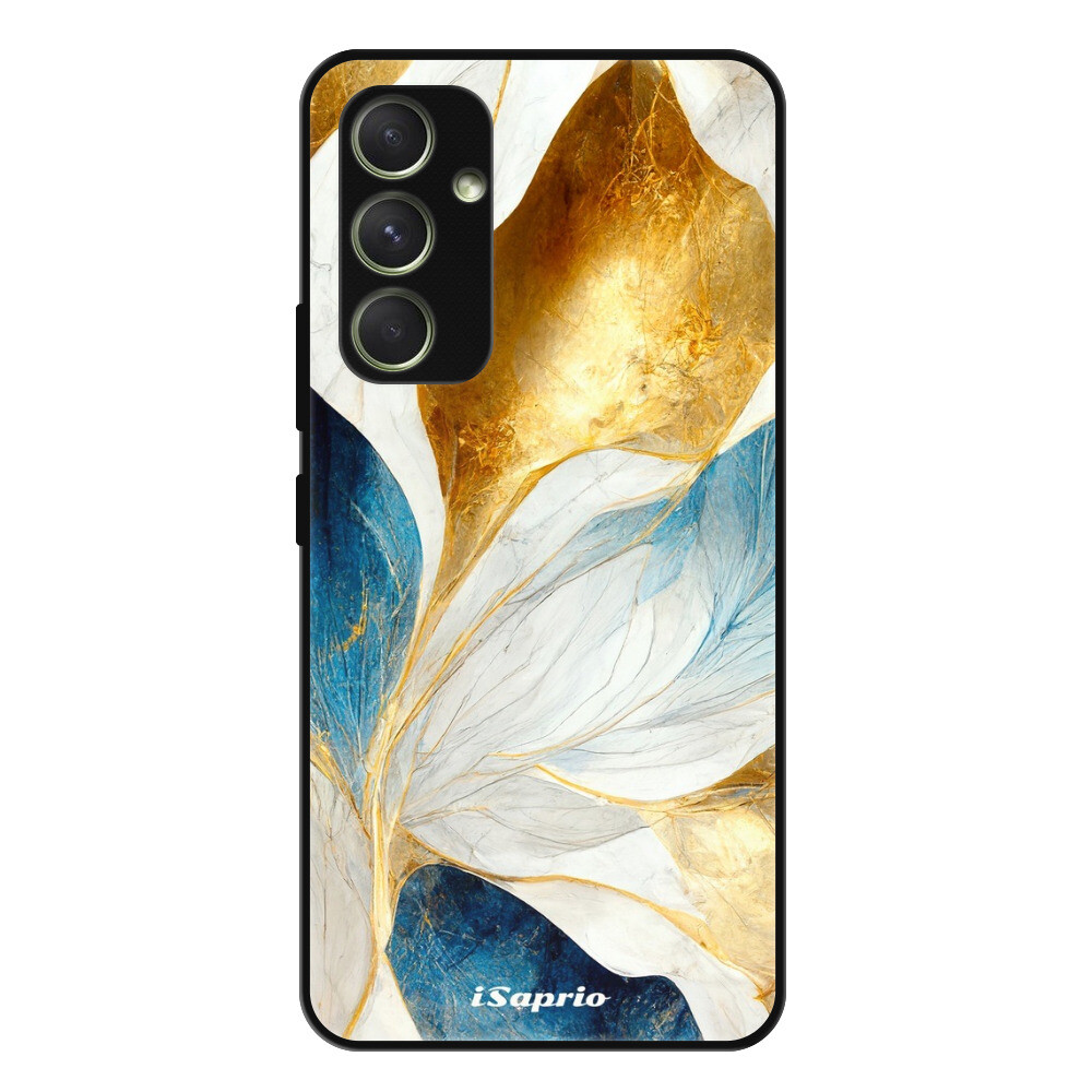 Lesklé puzdro Exclusive iSaprio - Blue Leaves - Samsung Galaxy A54 5G