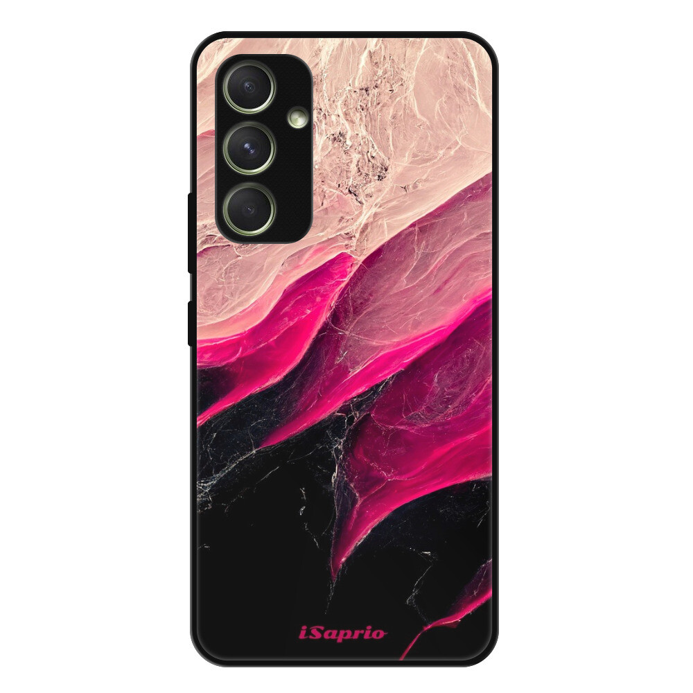 Lesklé puzdro Exclusive iSaprio - Black and Pink - Samsung Galaxy A54 5G
