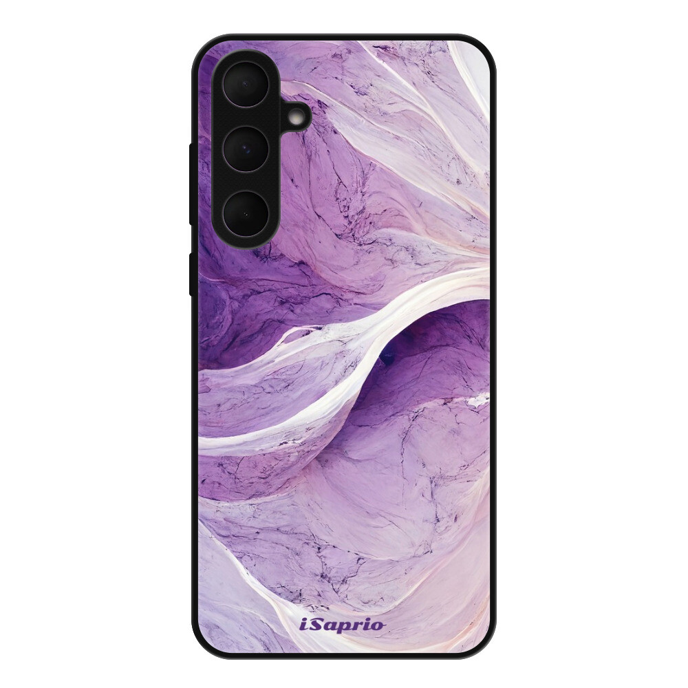 Lesklé puzdro Exclusive iSaprio - Purple Paint 10 - Samsung Galaxy A55 5G