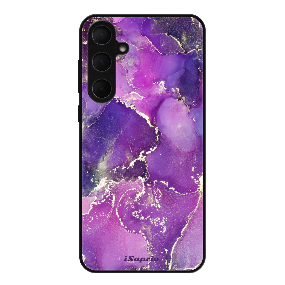 Lesklé puzdro Exclusive iSaprio - Purple Marble 10 - Samsung Galaxy A55 5G