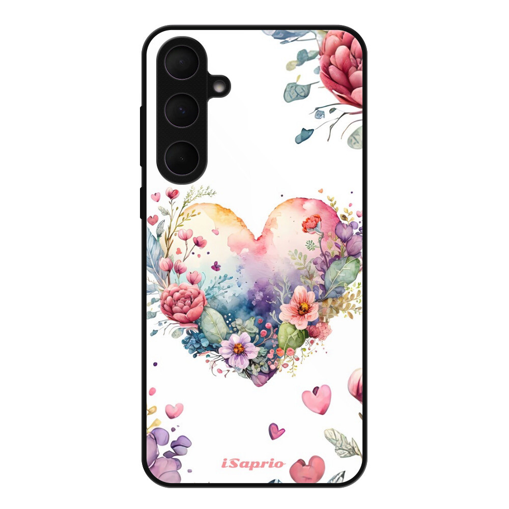 Lesklé puzdro Exclusive iSaprio - Floral Heart - Samsung Galaxy A55 5G