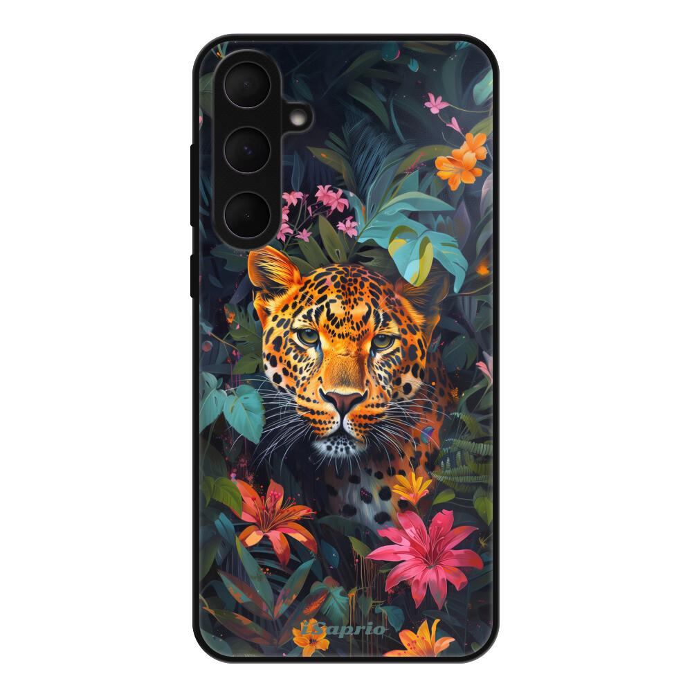 Lesklé puzdro Exclusive iSaprio - Flower Jaguar - Samsung Galaxy A55 5G