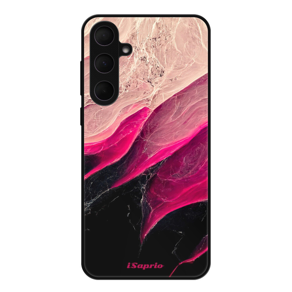 Lesklé puzdro Exclusive iSaprio - Black and Pink - Samsung Galaxy A55 5G