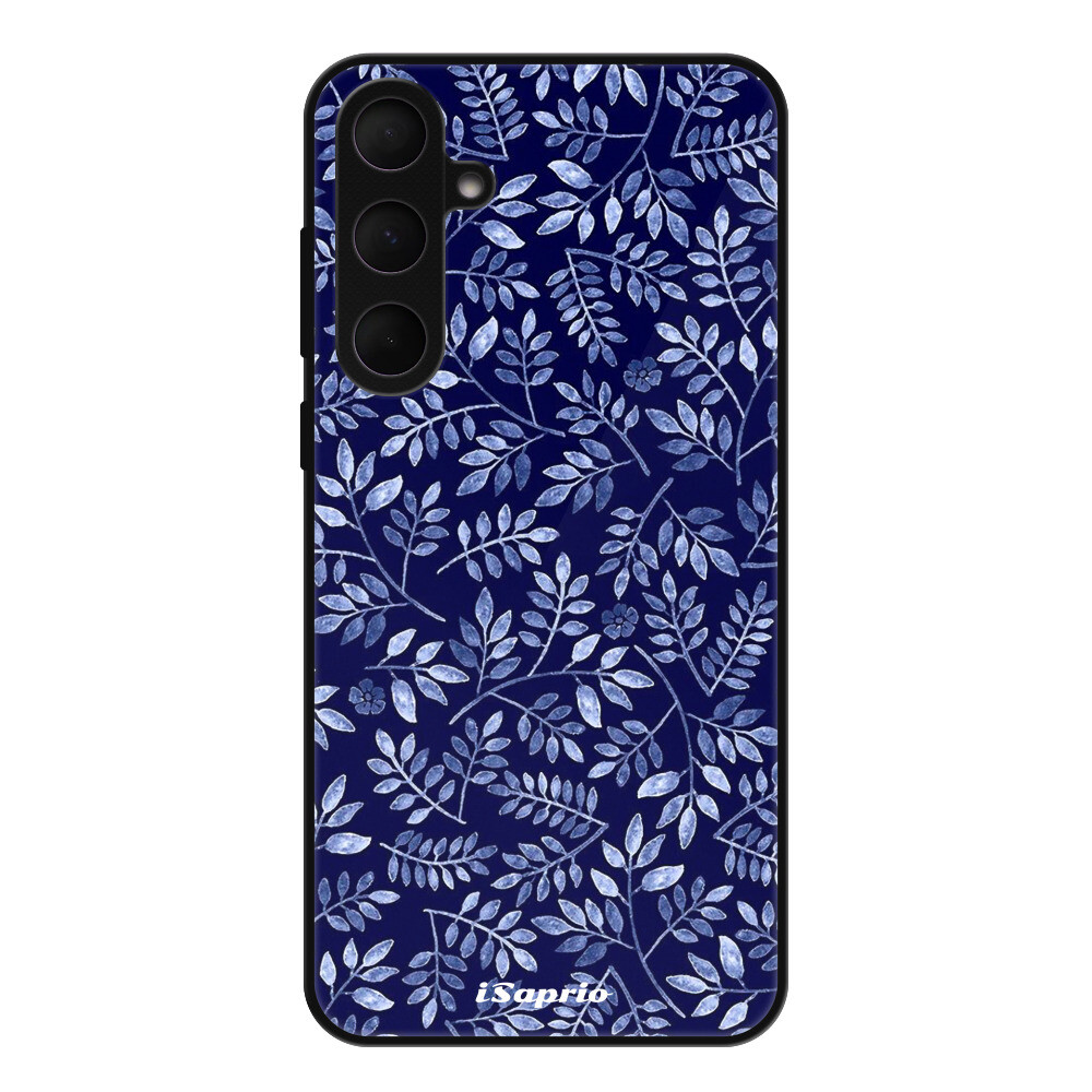 Lesklé puzdro Exclusive iSaprio - Blue Leaves 05 - Samsung Galaxy A55 5G