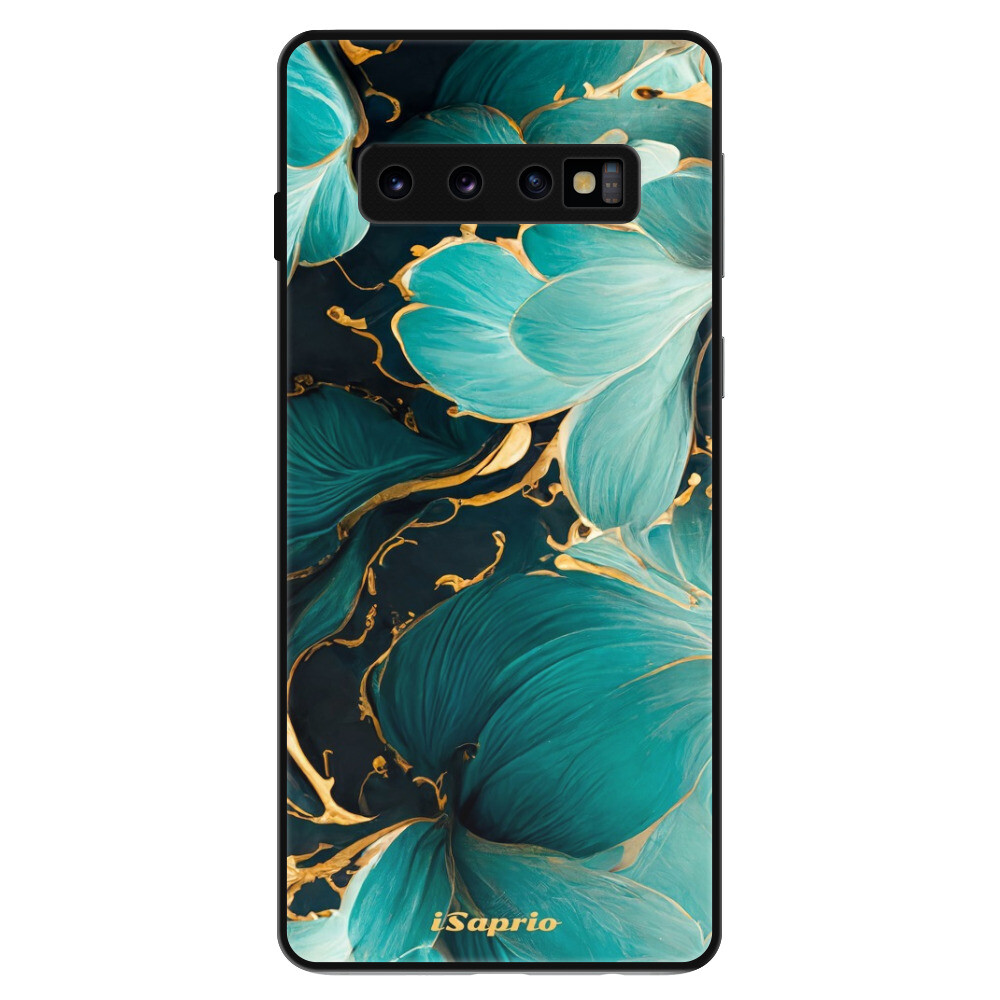 Lesklé puzdro Exclusive iSaprio - Blue Flowers 12 - Samsung Galaxy S10