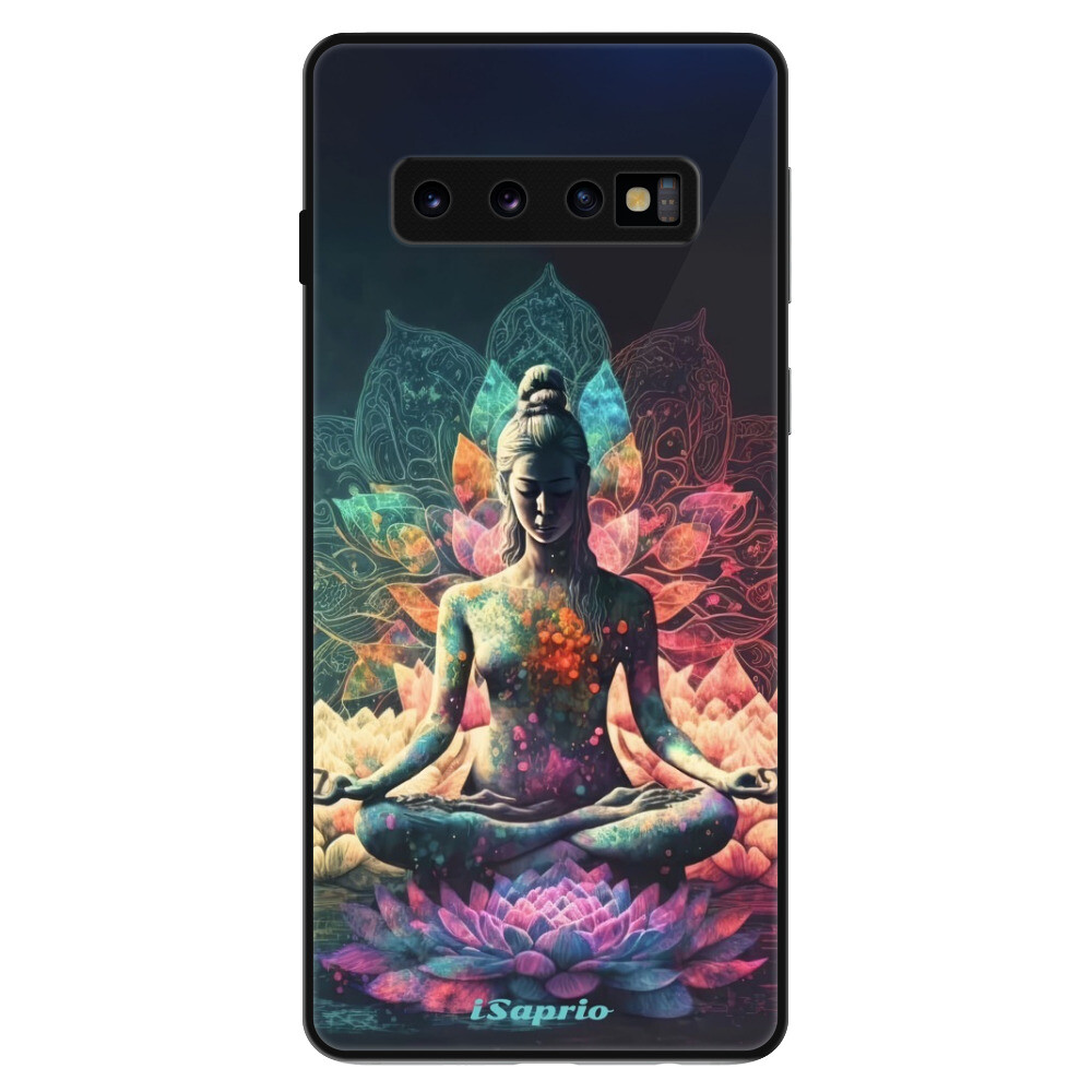 Lesklé puzdro Exclusive iSaprio - Yoga - Samsung Galaxy S10