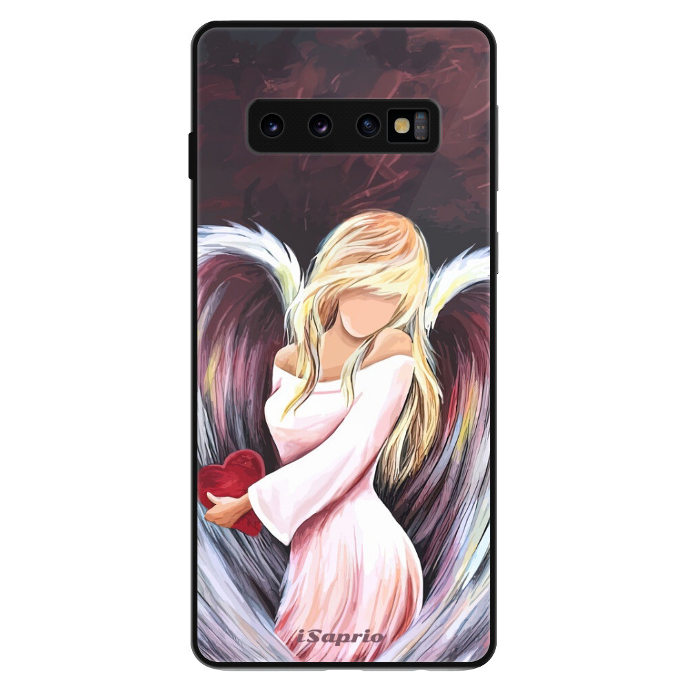 Lesklé puzdro Exclusive iSaprio - Angel of Love - Samsung Galaxy S10