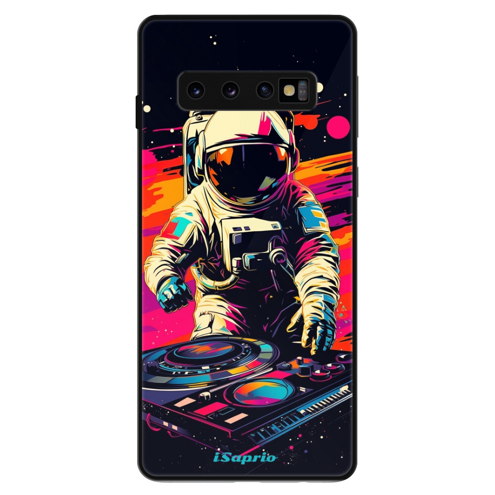 Lesklé puzdro Exclusive iSaprio - Astronaut DJ - Samsung Galaxy S10