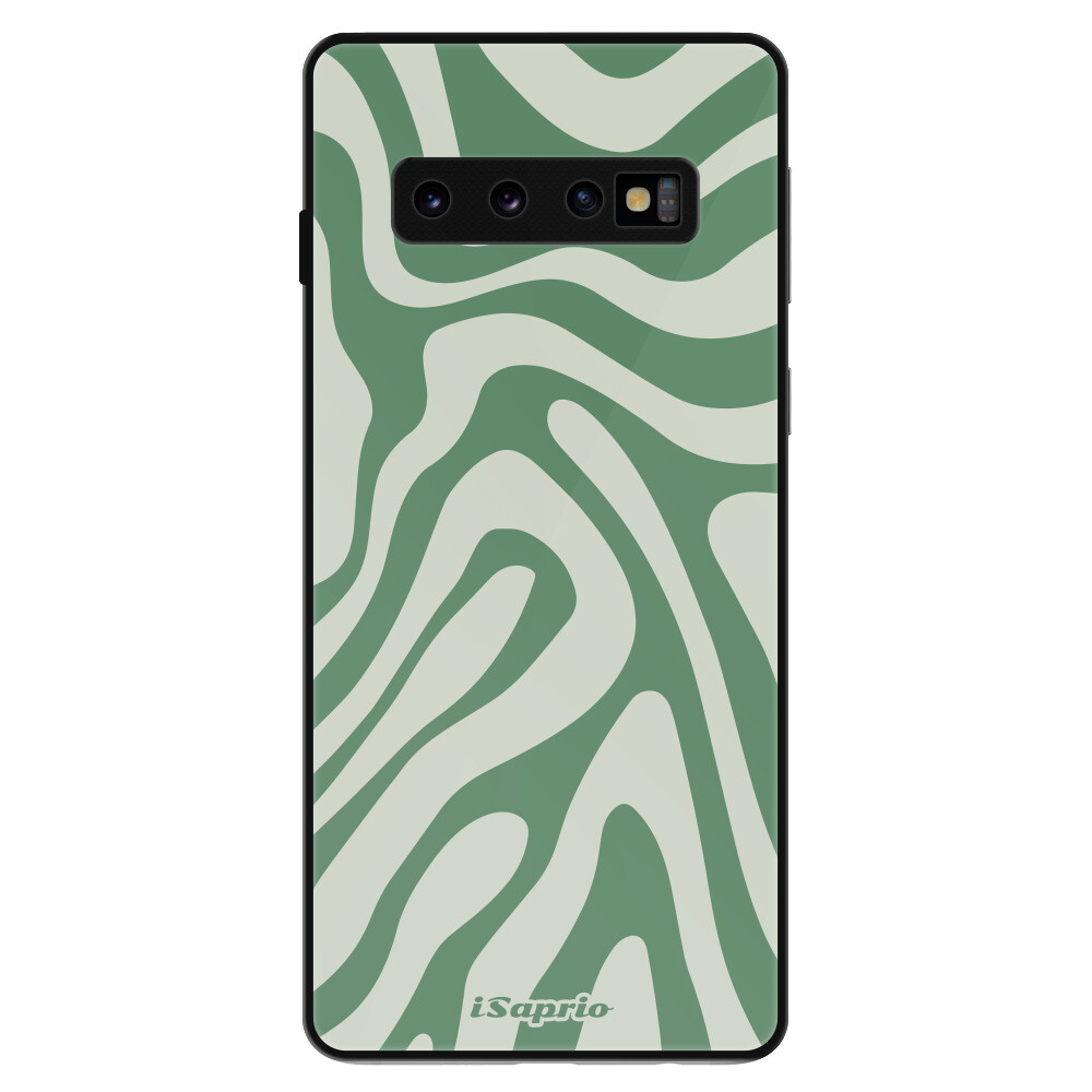 Lesklé puzdro Exclusive iSaprio - Zebra Green - Samsung Galaxy S10