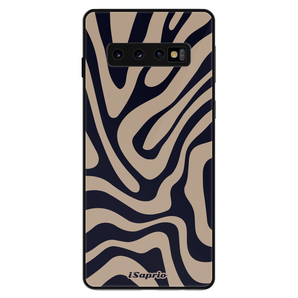 Lesklé puzdro Exclusive iSaprio - Zebra Black - Samsung Galaxy S10