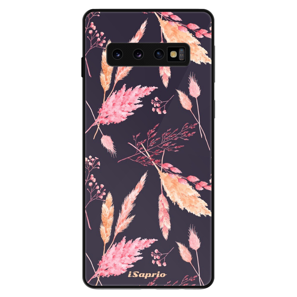 Lesklé puzdro Exclusive iSaprio - Herbal Pattern - Samsung Galaxy S10
