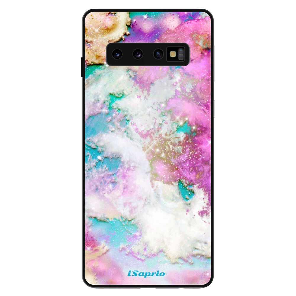 Lesklé puzdro Exclusive iSaprio - Galactic Paper - Samsung Galaxy S10