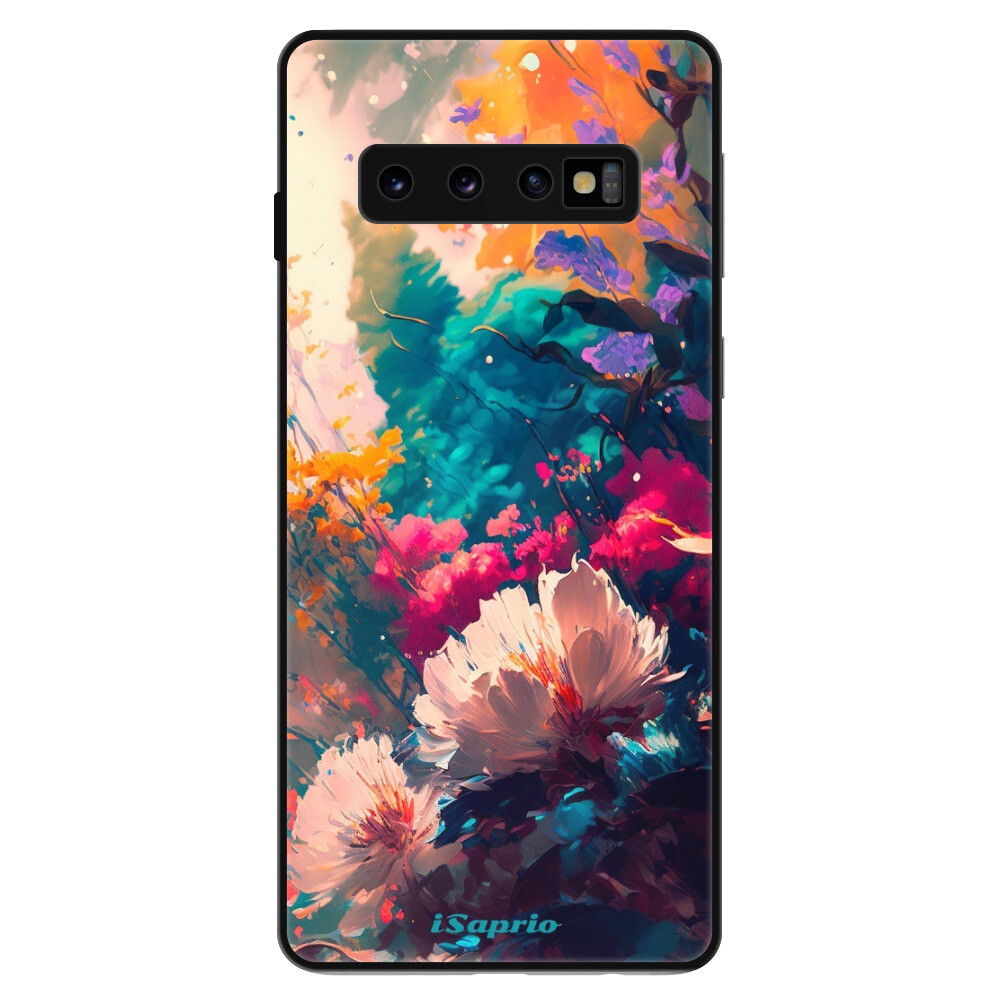 Lesklé puzdro Exclusive iSaprio - Flower Design - Samsung Galaxy S10