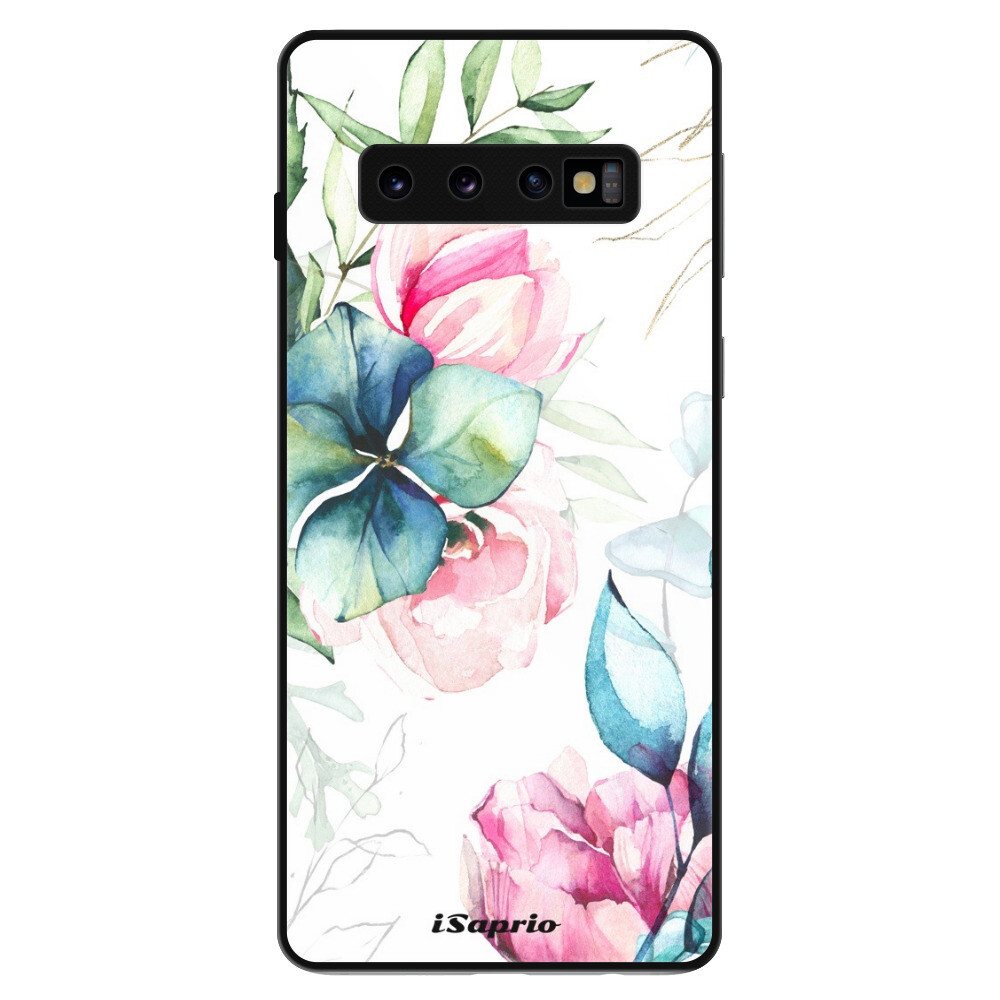 Lesklé puzdro Exclusive iSaprio - Flower Art 01 - Samsung Galaxy S10