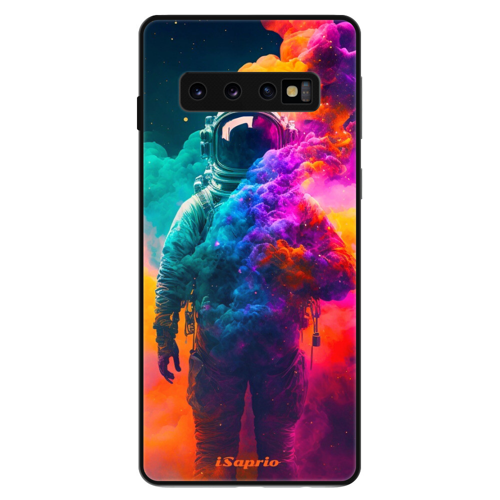 Lesklé puzdro Exclusive iSaprio - Astronaut in Colors - Samsung Galaxy S10