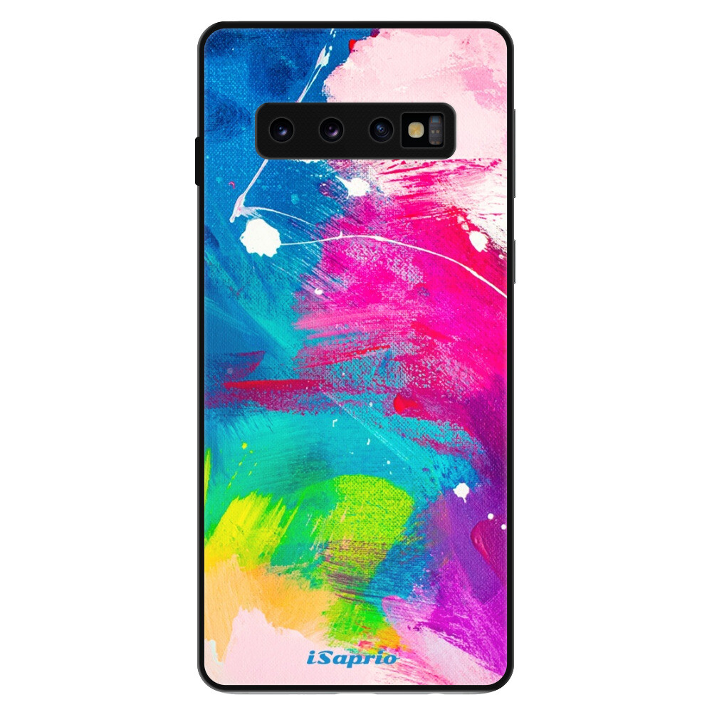 Lesklé puzdro Exclusive iSaprio - Abstract Paint 03 - Samsung Galaxy S10