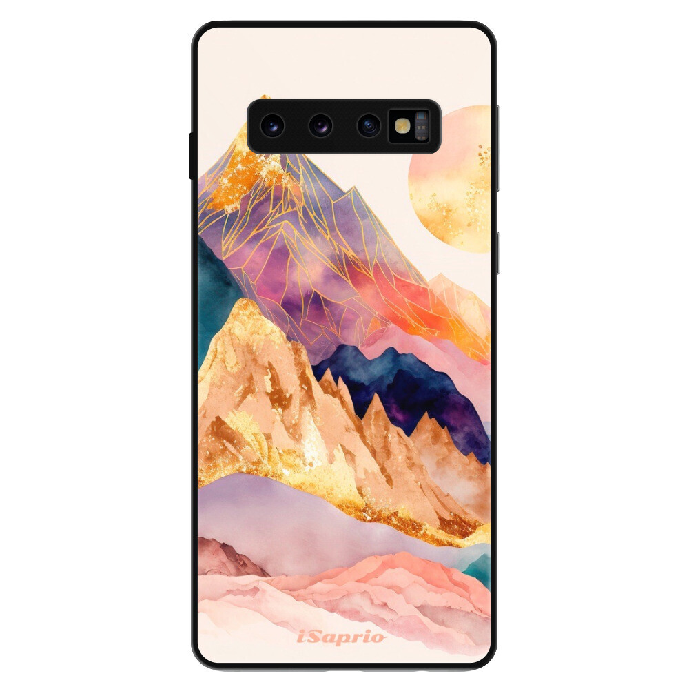Lesklé puzdro Exclusive iSaprio - Abstract Mountains - Samsung Galaxy S10