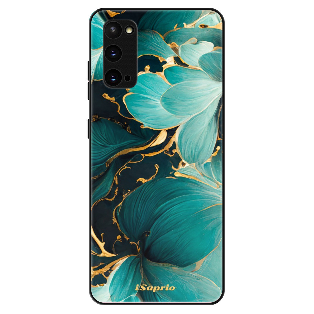Lesklé puzdro Exclusive iSaprio - Blue Flowers 12 - Samsung Galaxy S20