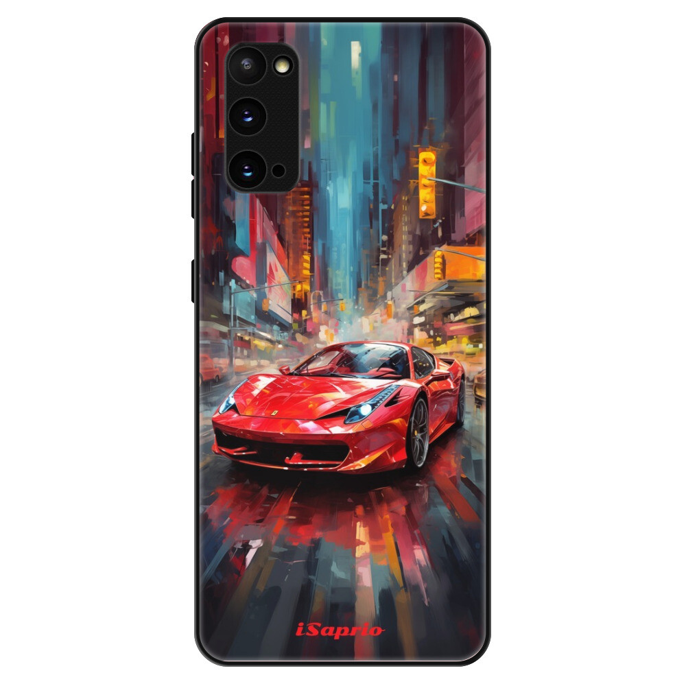 Lesklé puzdro Exclusive iSaprio - Ferrari - Samsung Galaxy S20