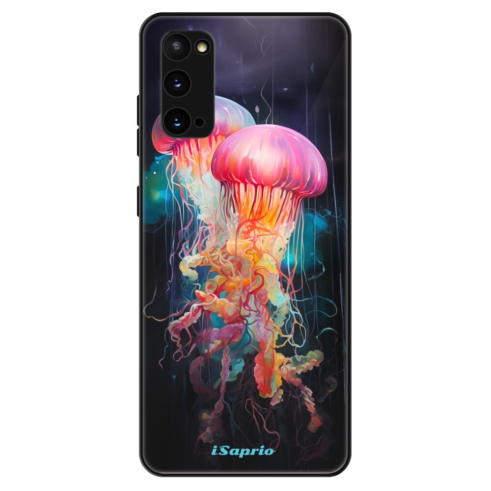 Lesklé puzdro Exclusive iSaprio - Abstract Jellyfish - Samsung Galaxy S20
