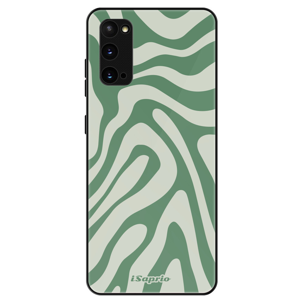 Lesklé puzdro Exclusive iSaprio - Zebra Green - Samsung Galaxy S20