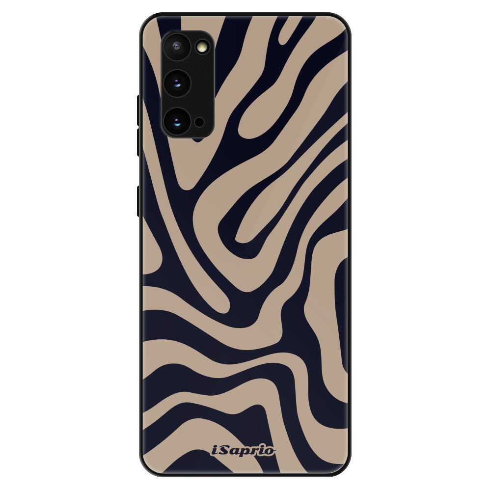 Lesklé puzdro Exclusive iSaprio - Zebra Black - Samsung Galaxy S20