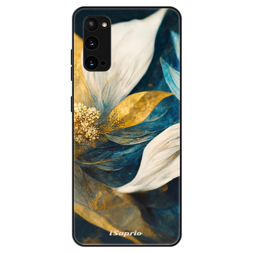 Lesklé puzdro Exclusive iSaprio - Gold Petals - Samsung Galaxy S20