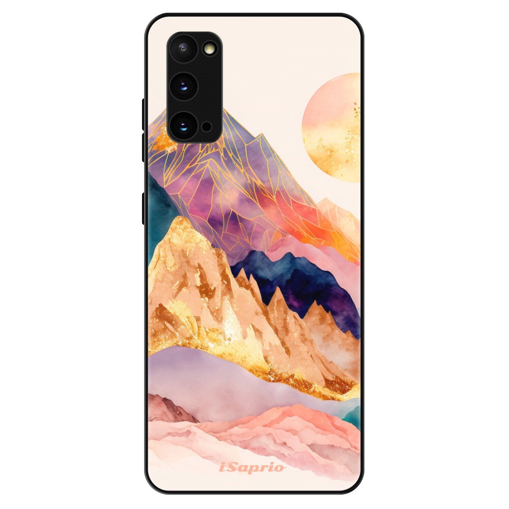 Lesklé puzdro Exclusive iSaprio - Abstract Mountains - Samsung Galaxy S20