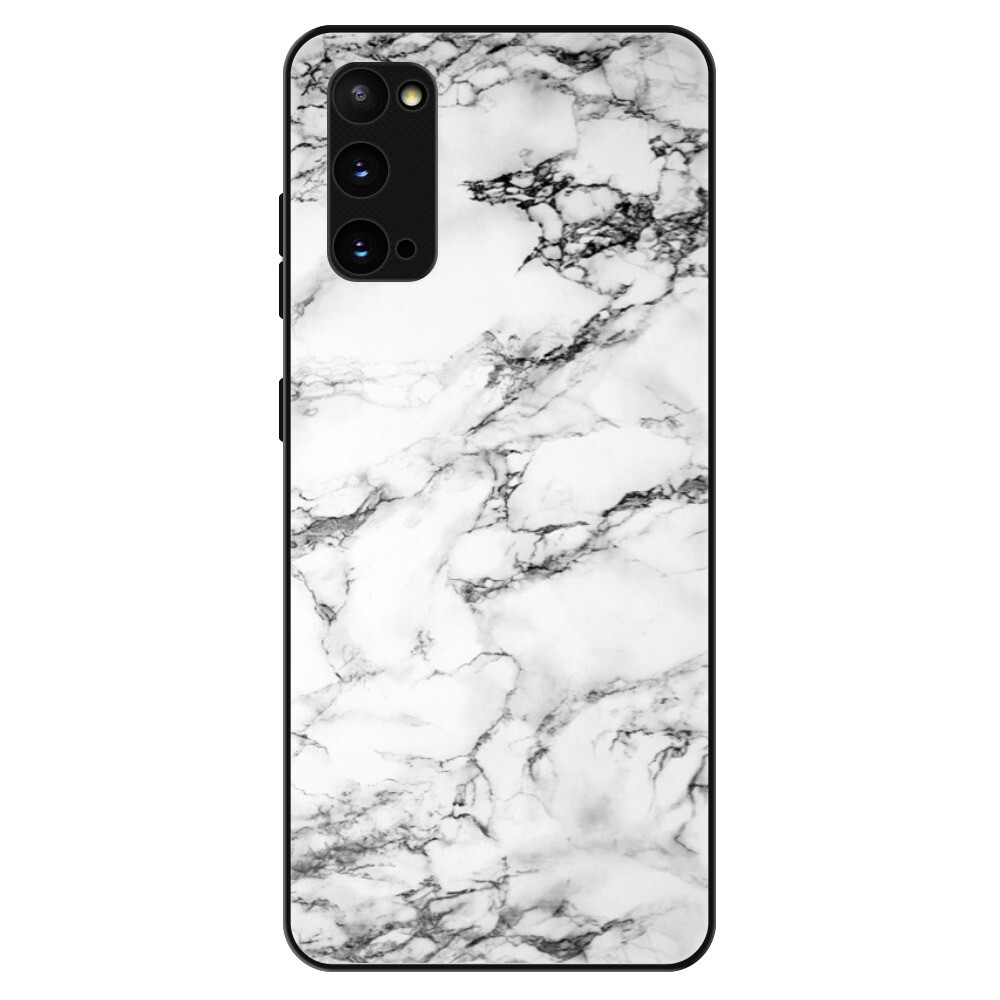 Lesklé puzdro Exclusive iSaprio - White Marble 01 - Samsung Galaxy S20