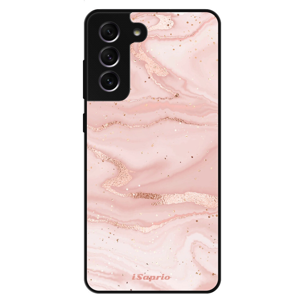 Lesklé puzdro Exclusive iSaprio - RoseGold Marble 10 - Samsung Galaxy S21 FE 5G